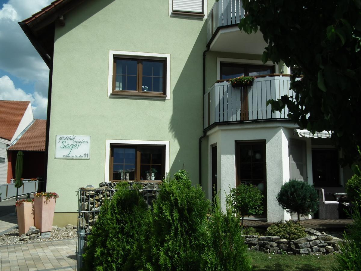 Gaestehof - Weinbau Saeger Nordheim am Main Buitenkant foto